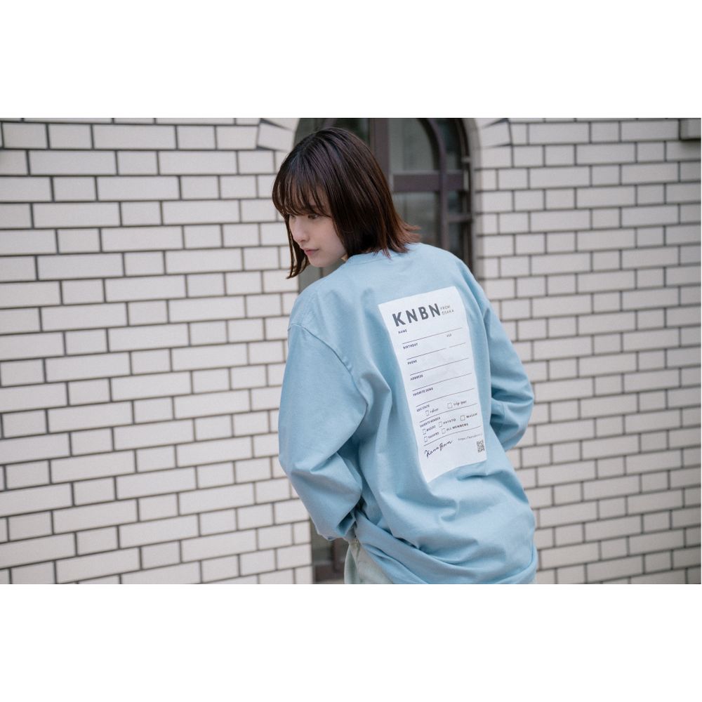 KNBN PROFILE TAG ロングスリーブTシャツ【FC限定】
